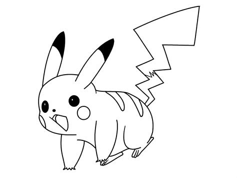 picachu para colorir|62 desenhos para colorir de Pikachu